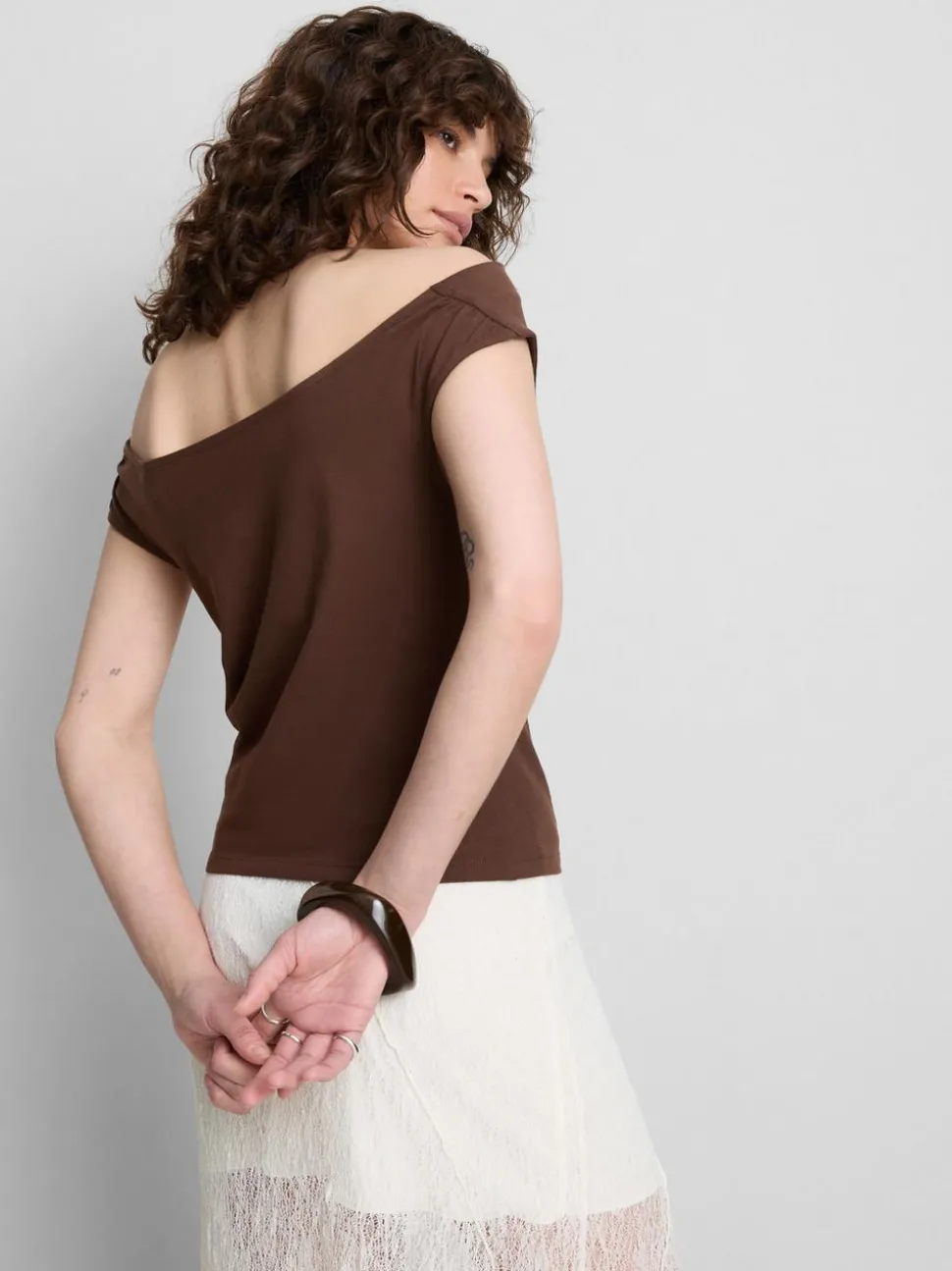 The Primark Scene | Schulterfreies Top mit hohem Baumwollanteil