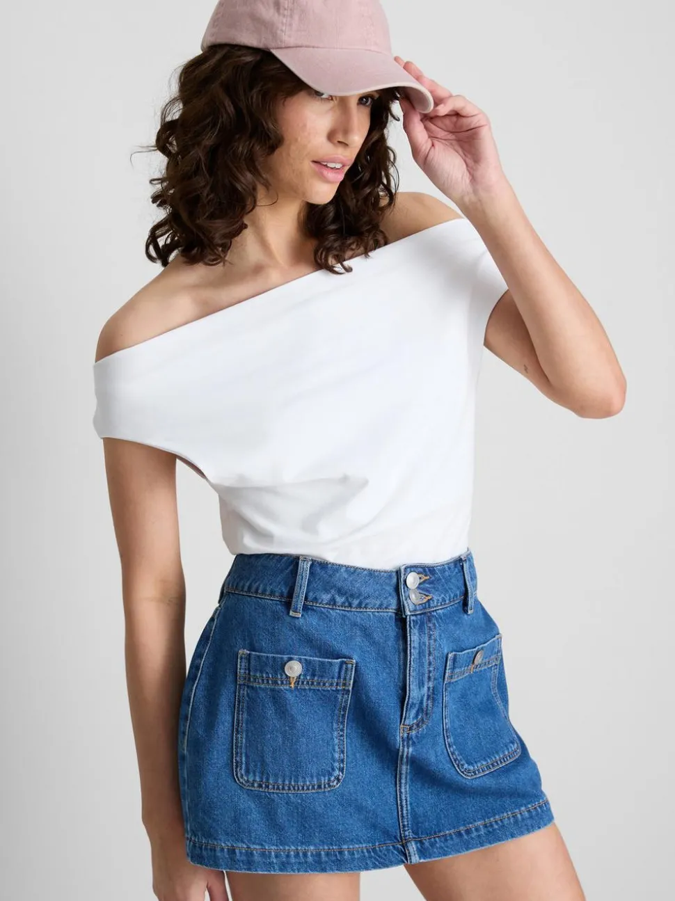 The Primark Scene | Schulterfreies Top mit hohem Baumwollanteil