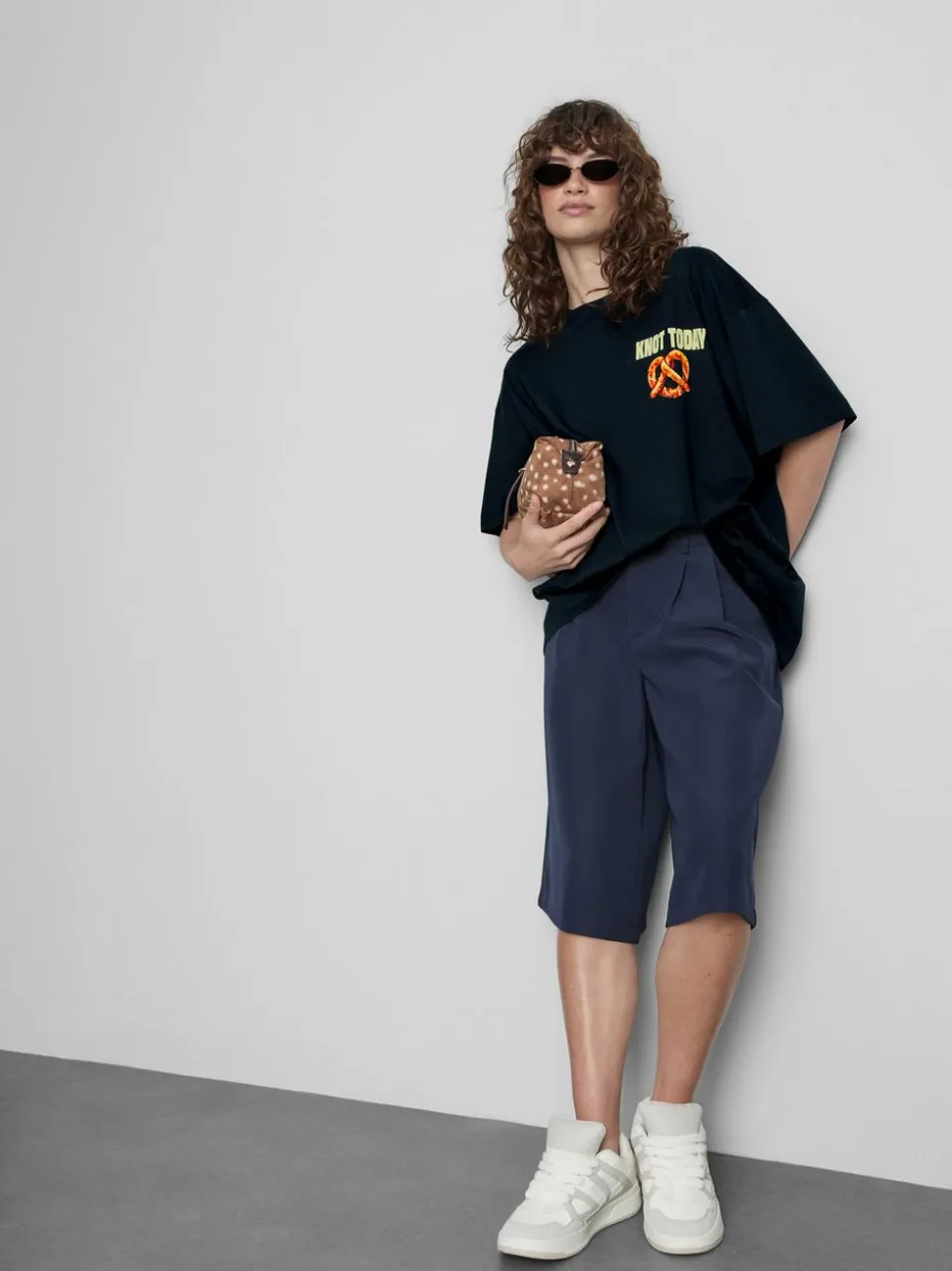 The Primark Scene | T-Shirt aus reiner Baumwolle im Oversized-Look mit Grafik