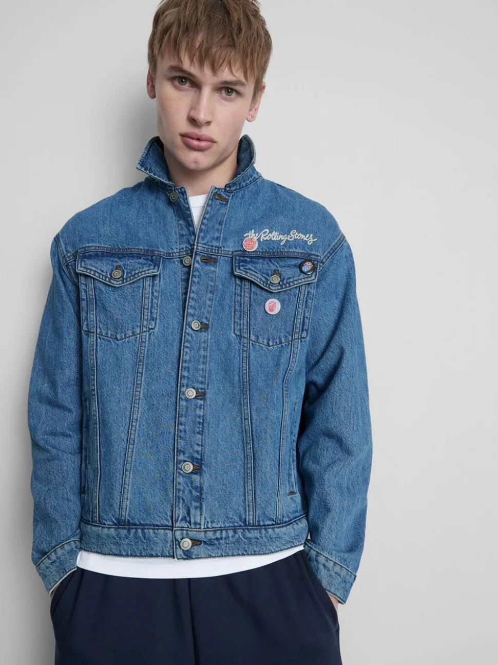 „The Rolling Stones“ Jeansjacke
