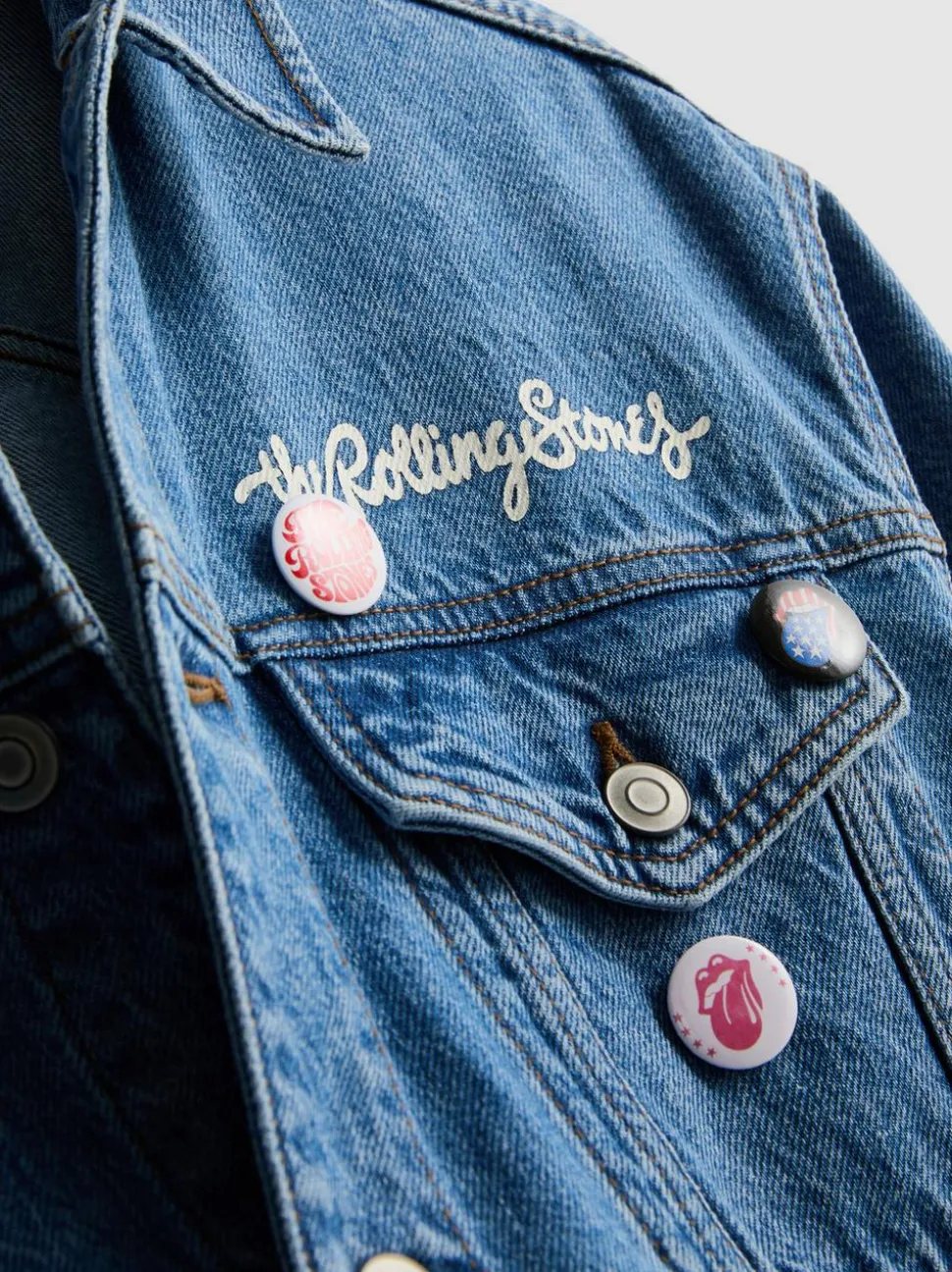 „The Rolling Stones“ Jeansjacke
