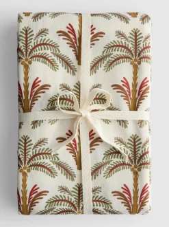Tischdecke mit Palmenmuster