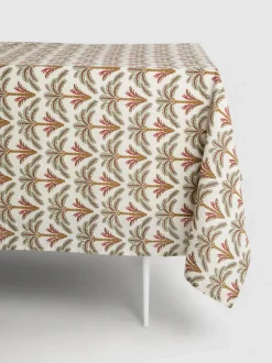Tischdecke mit Palmenmuster