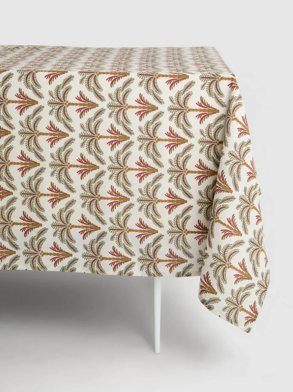 Tischdecke mit Palmenmuster