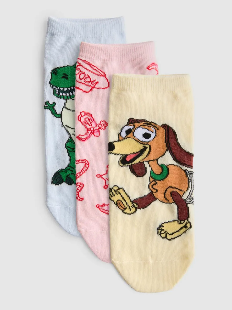 „Toy Story“ Sneakersocken aus Baumwollmischung, 3er-Pack