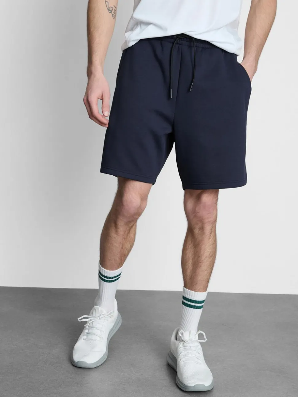 Trainingsshorts mit Kordelzug