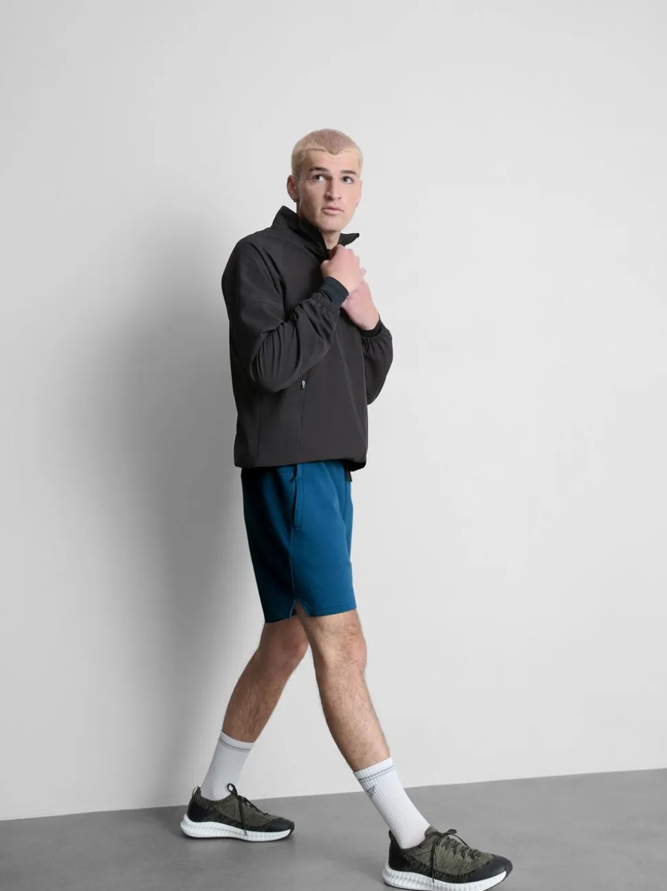 Trainingsshorts mit Kordelzug