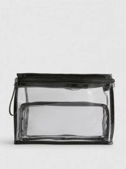 Transparente Make-up-Taschen, 2er-Pack