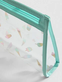 Transparente Tasche mit Eiscreme-Design