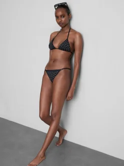 Triangel-Bikinitop mit Strass