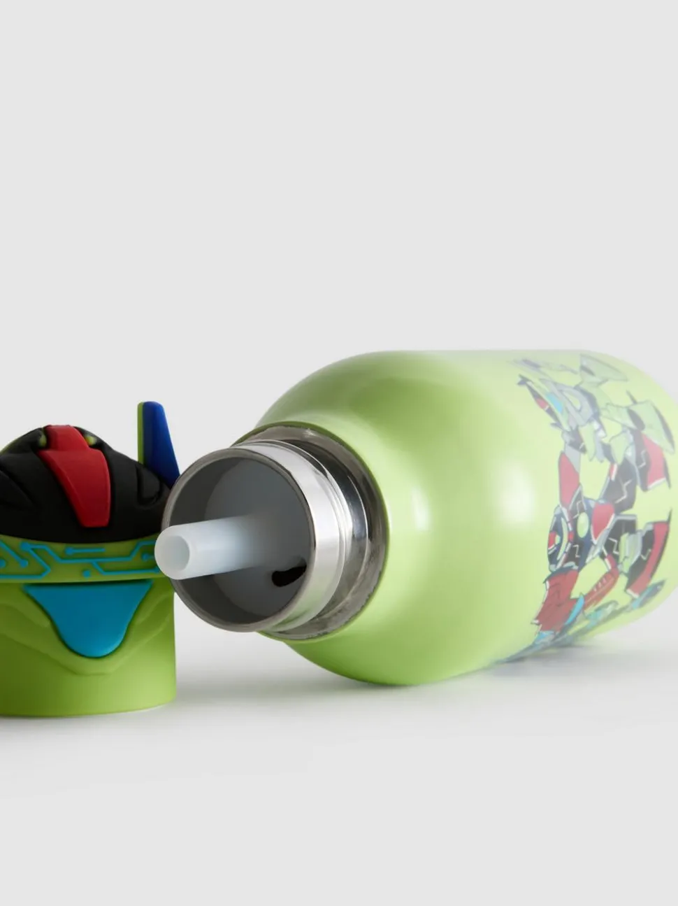 Trinkflasche mit Figurendeckel