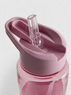 Trinkflasche mit Strohhalm