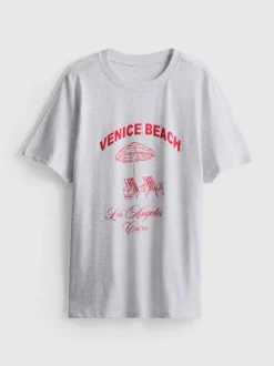T-Shirt aus reiner Baumwolle mit Grafik