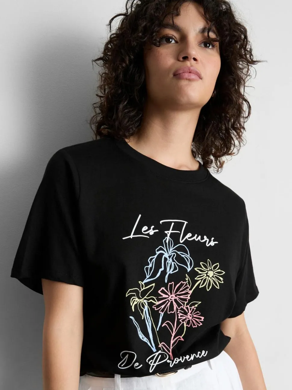 T-Shirt aus reiner Baumwolle mit Grafik