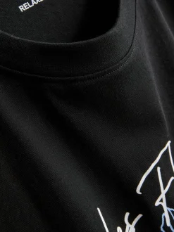 T-Shirt aus reiner Baumwolle mit Grafik