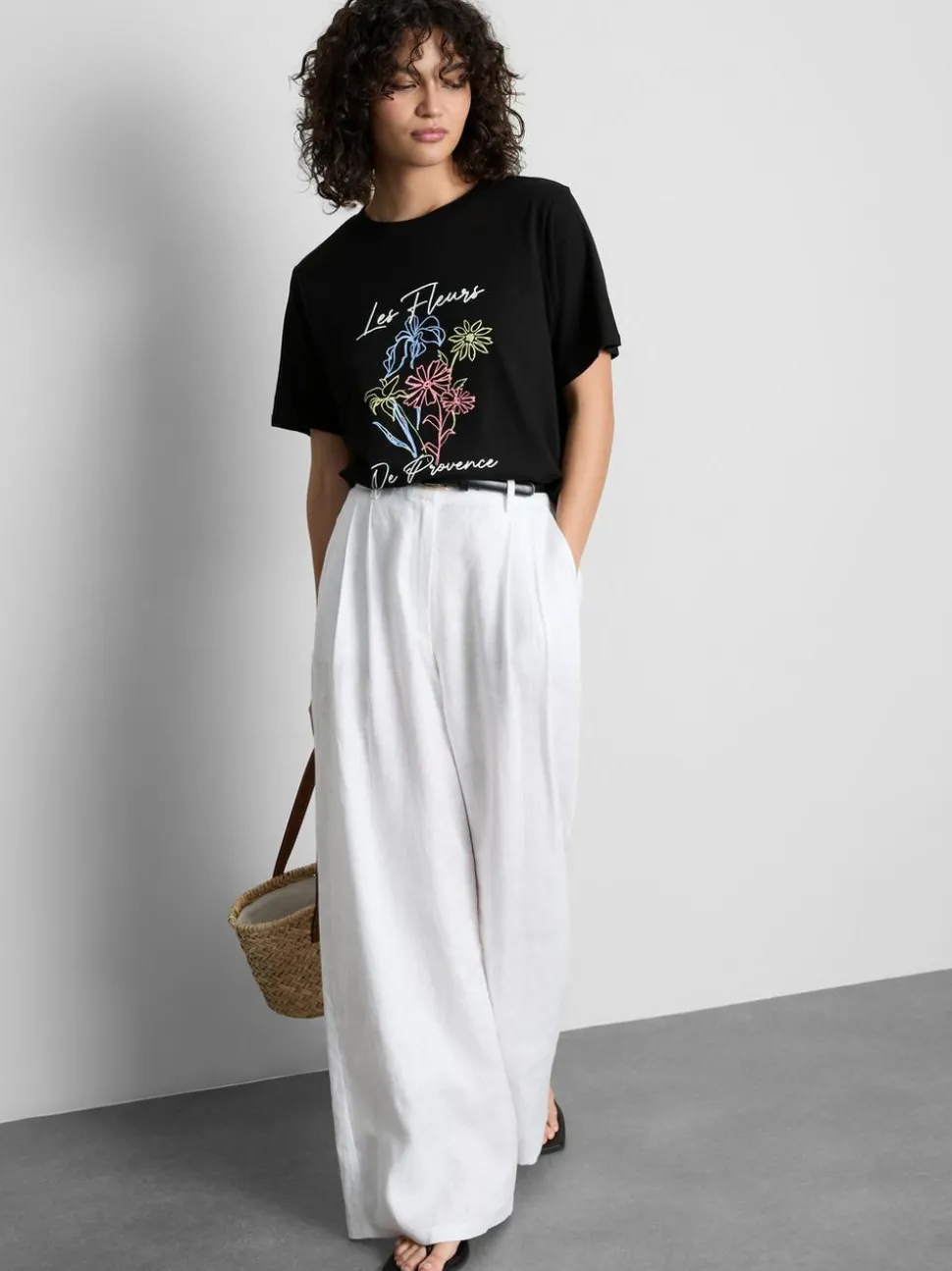 T-Shirt aus reiner Baumwolle mit Grafik