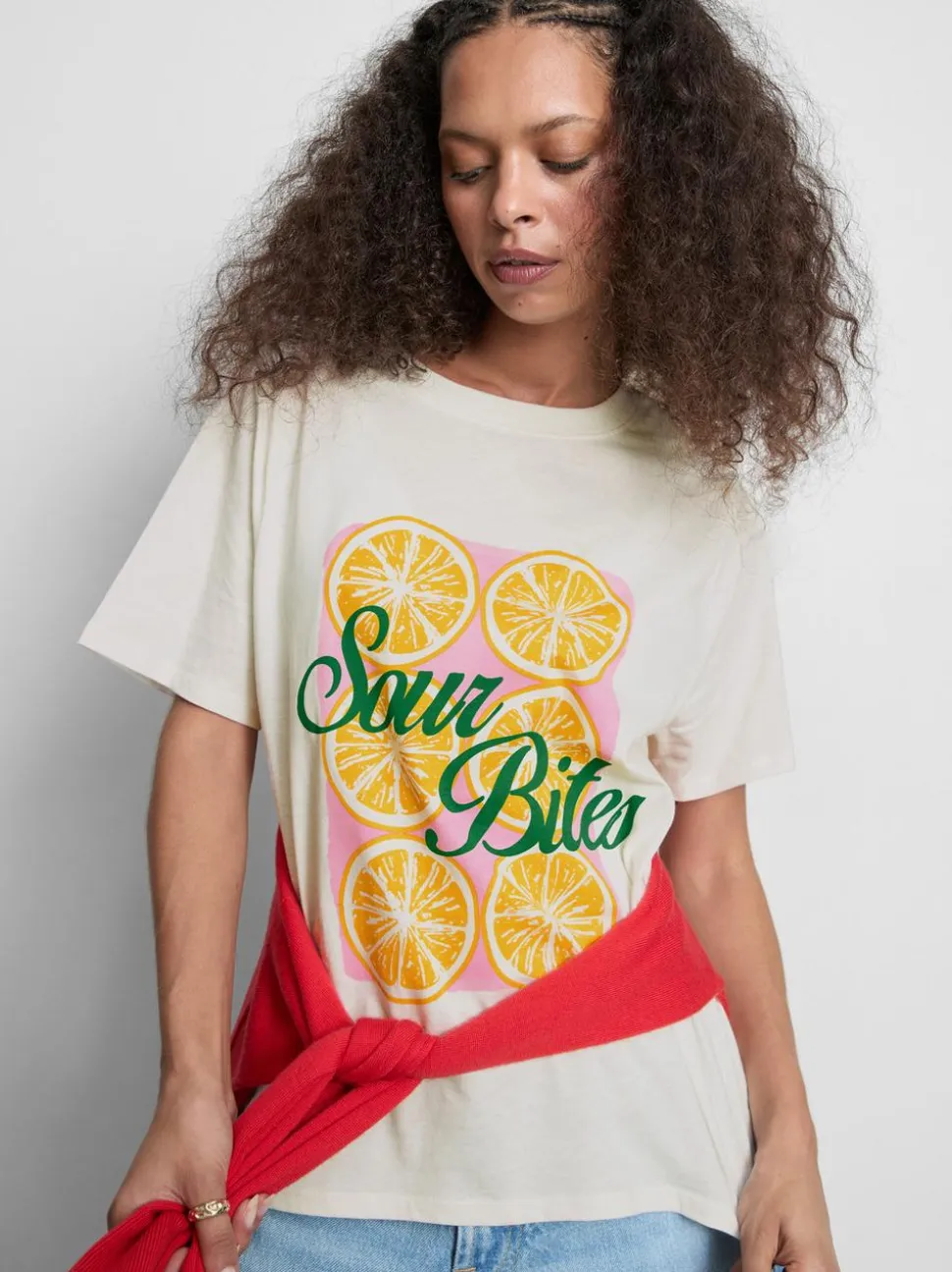 T-Shirt aus reiner Baumwolle mit Grafik
