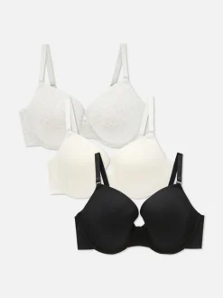 T-Shirt-BHs, 3er-Pack