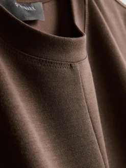 T-Shirt-Kleid in Midi-Länge