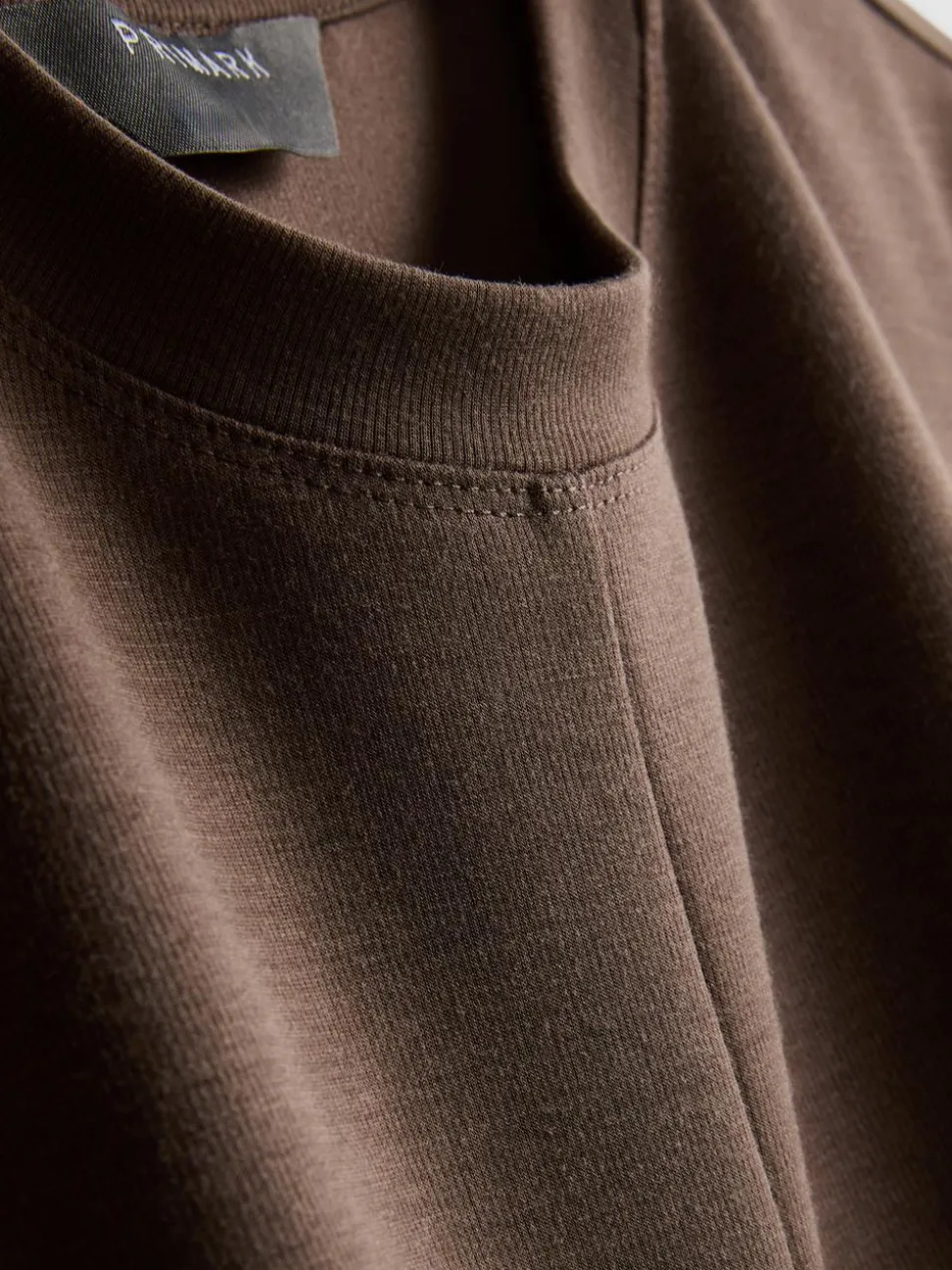 T-Shirt-Kleid in Midi-Länge