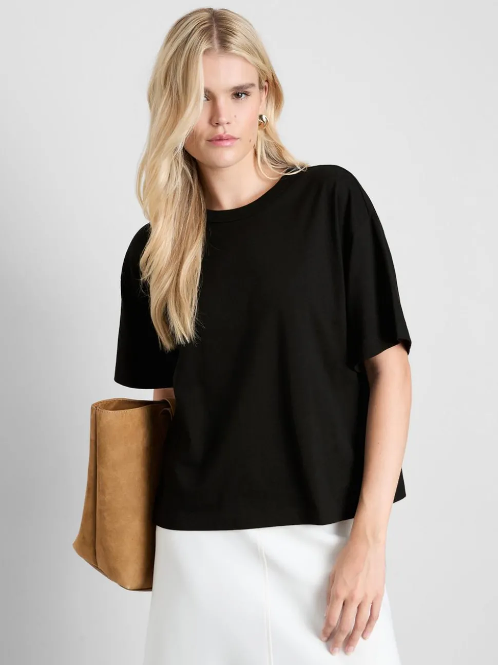 T-Shirt mit geradem Schnitt