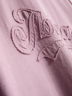 T-Shirt mit „Ibiza“ Stickerei