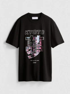 T-Shirt mit Kyoto-Grafik