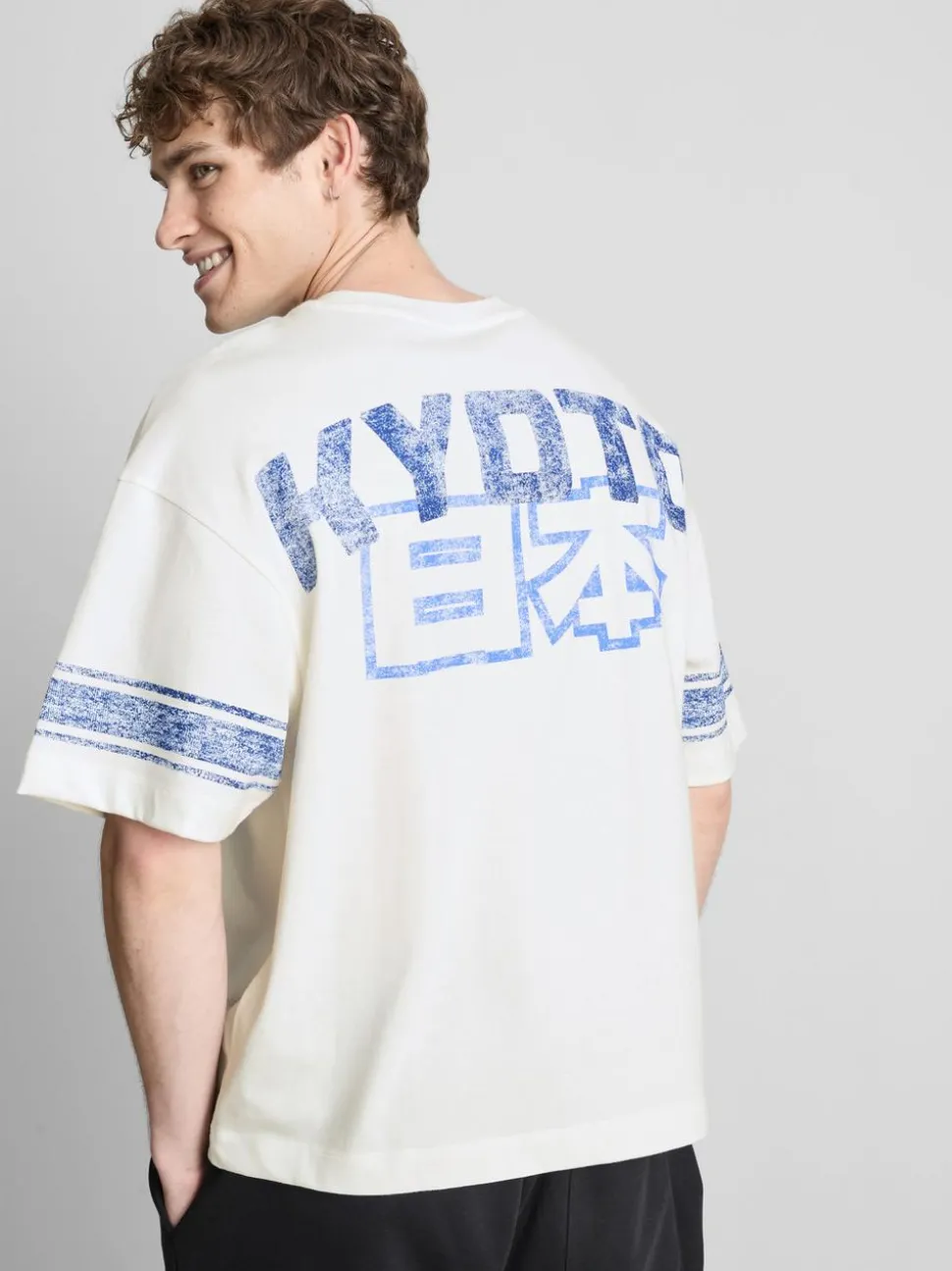 T-Shirt mit Kyoto-Grafik
