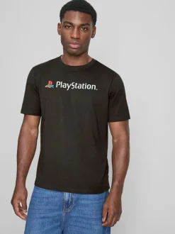 T-Shirt mit „PlayStation“ Logo