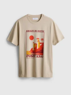 T-Shirt mit Positano-Grafik