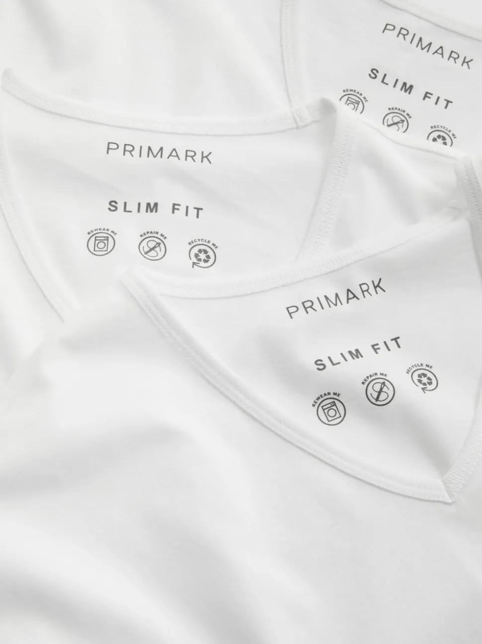T-Shirt mit V-Ausschnitt, 3er-Pack