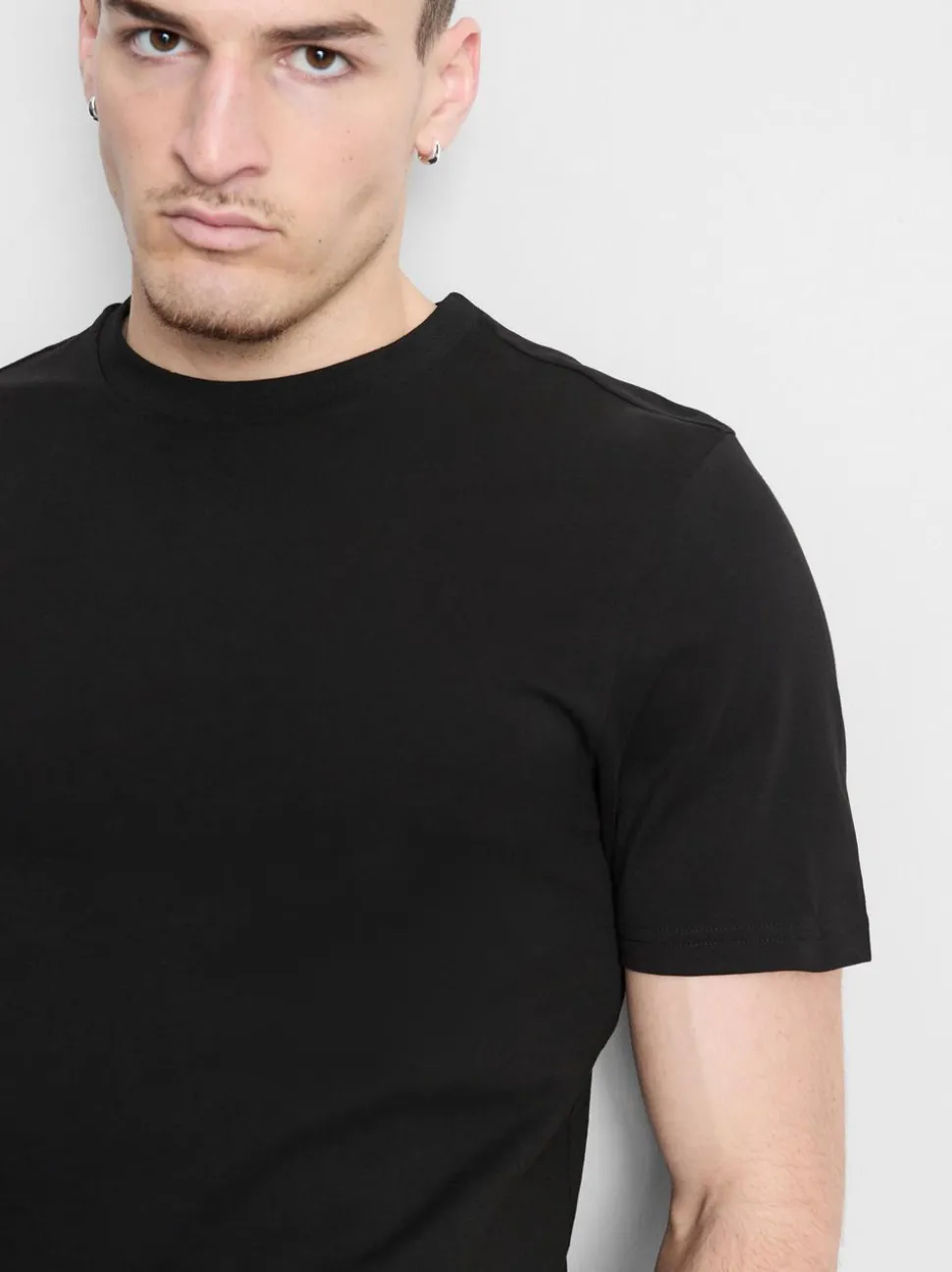 T-Shirts mit Rundhalsausschnitt, 2er-Pack