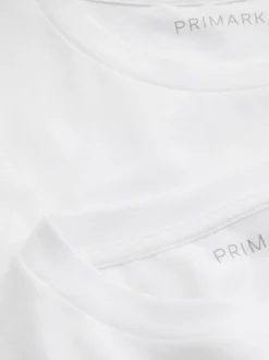 T-Shirts mit Rundhalsausschnitt, 2er-Pack
