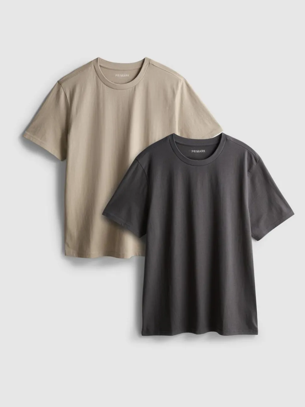 T-Shirts mit Rundhalsausschnitt, 2er-Pack