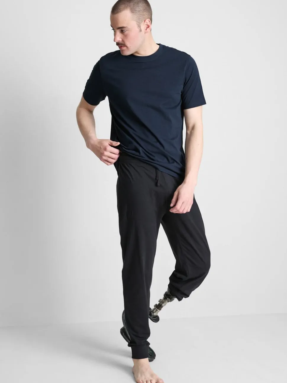 T-Shirts mit Rundhalsausschnitt, 2er-Pack