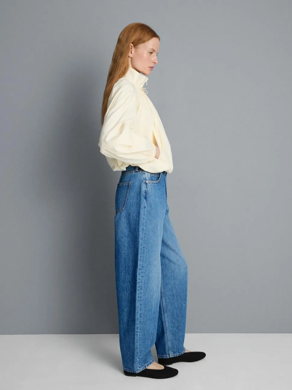 Ultimative Barrel-Jeans aus Baumwoll-Denim
