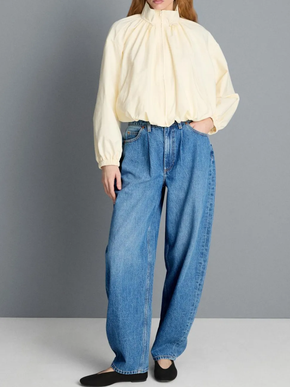Ultimative Barrel-Jeans aus Baumwoll-Denim