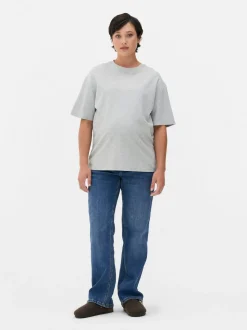 Umstandsjeans mit geradem Bein