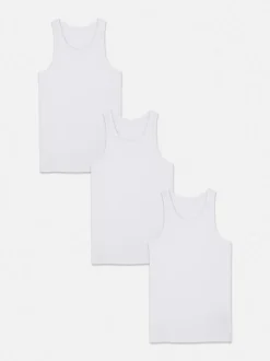Unterhemden mit U-Ausschnitt, 3er-Pack