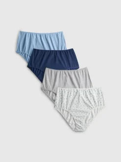 Unterhosen mit hohem Baumwollanteil, 4er-Pack