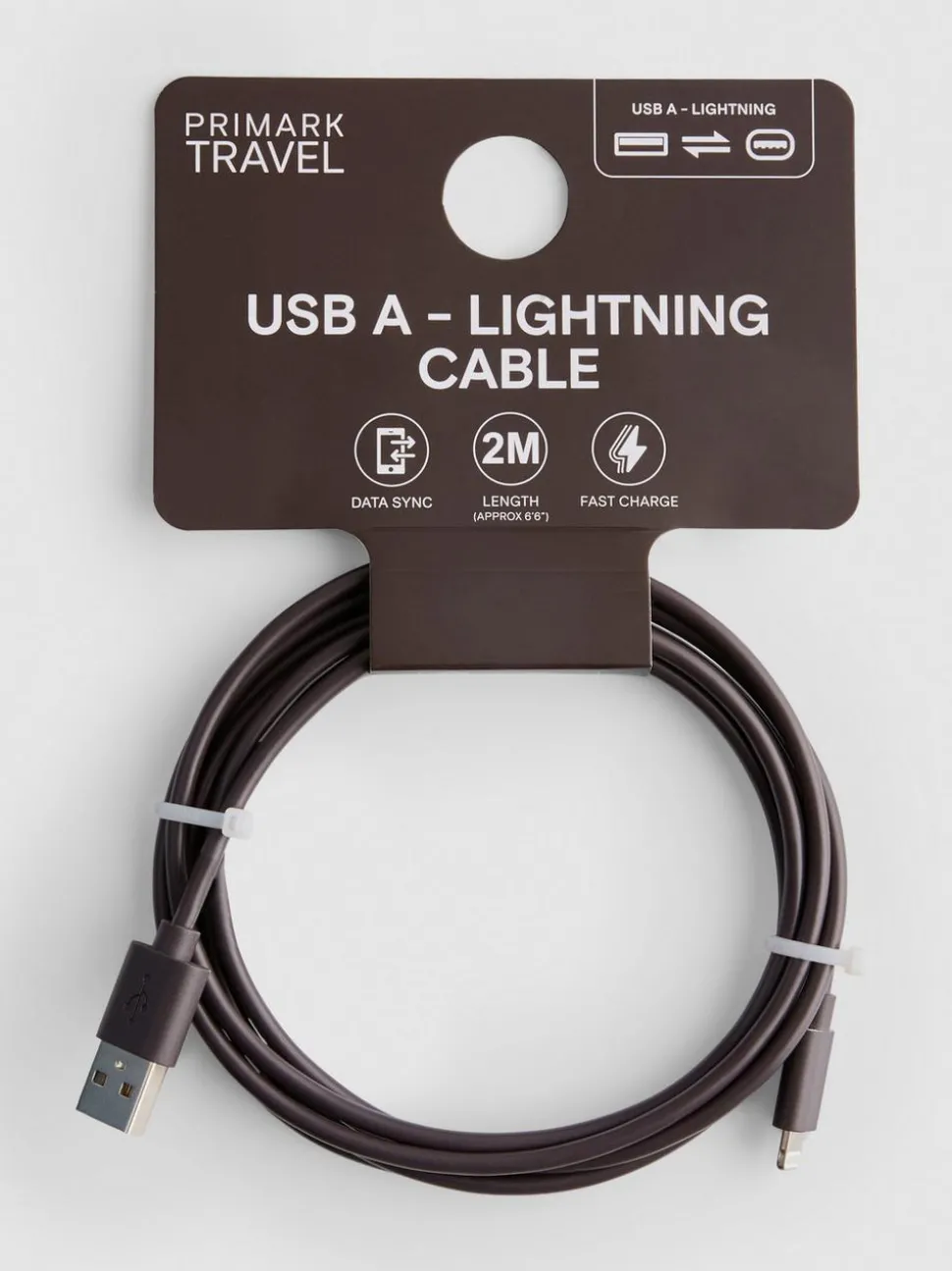 USB A auf Lightning-Kabel, 2 m