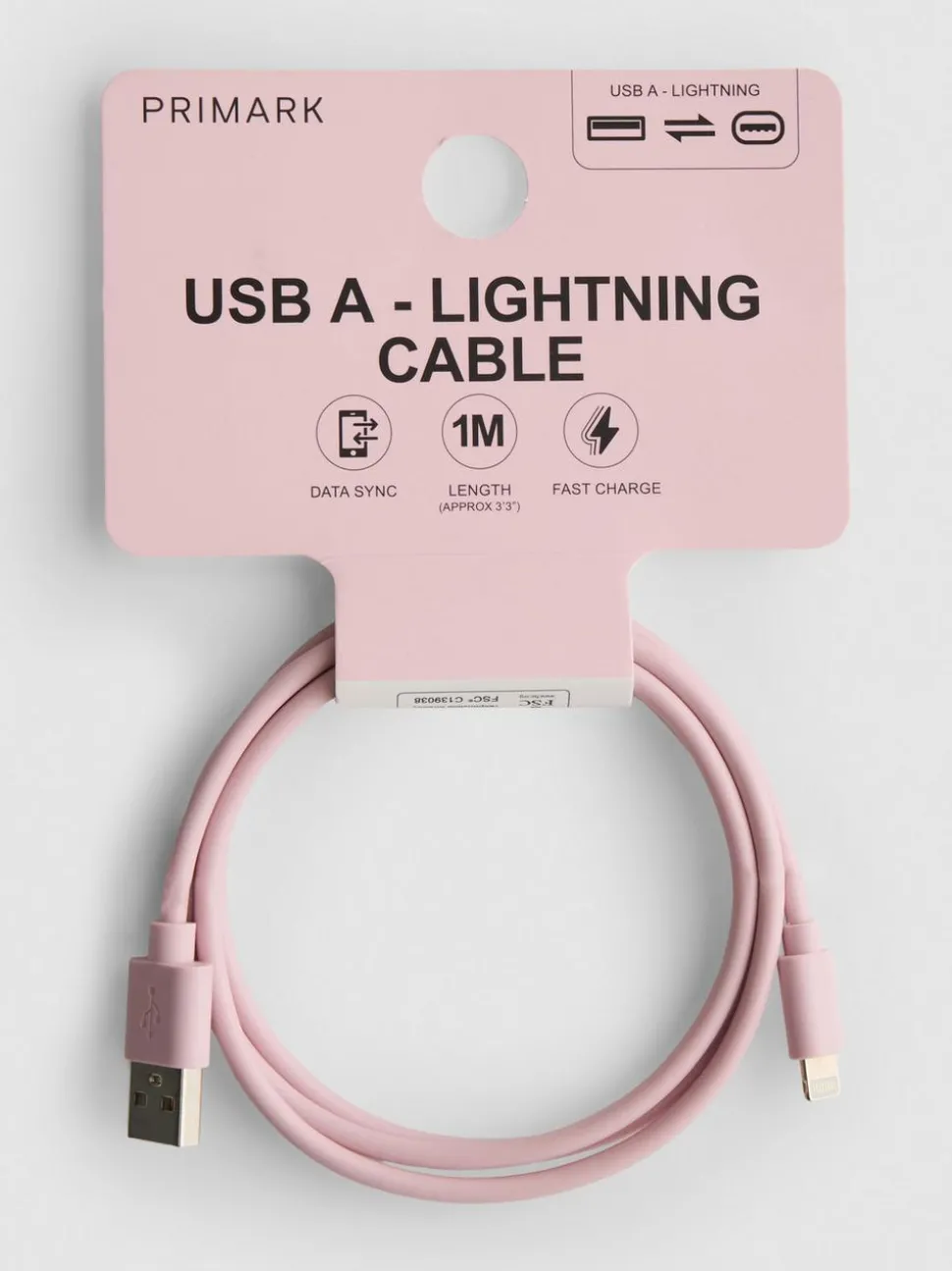 USB-A-auf-Lightning-Ladekabel, 1 m