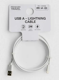 USB-A-zu-Lightning-Ladekabel, 2 m