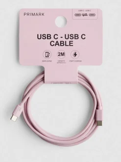 USB-C-auf-USB-C-Kabel, 2 m