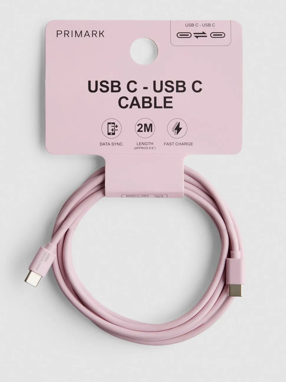 USB-C-auf-USB-C-Kabel, 2 m