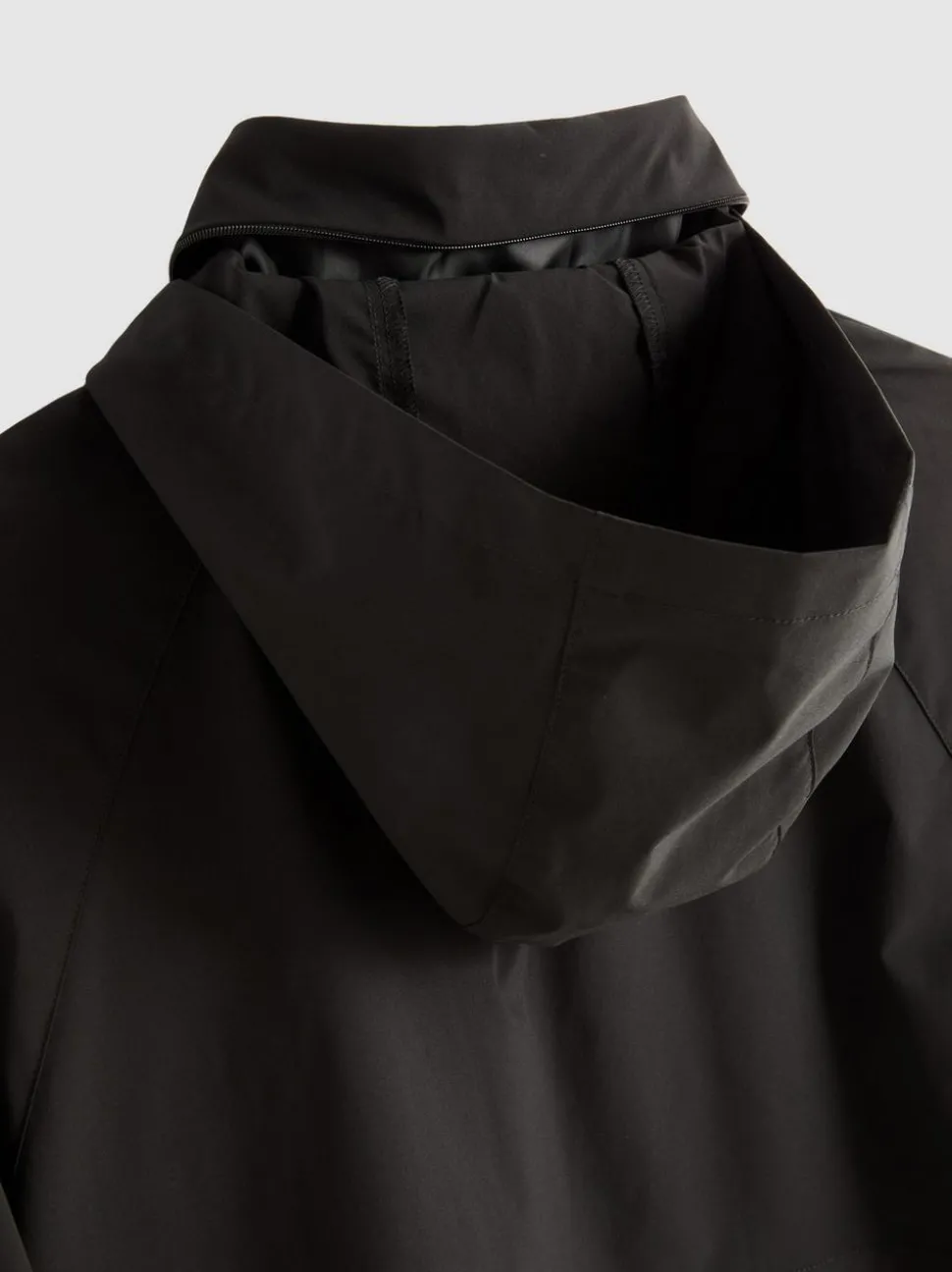 Verstaubare Regenjacke mit Reißverschluss