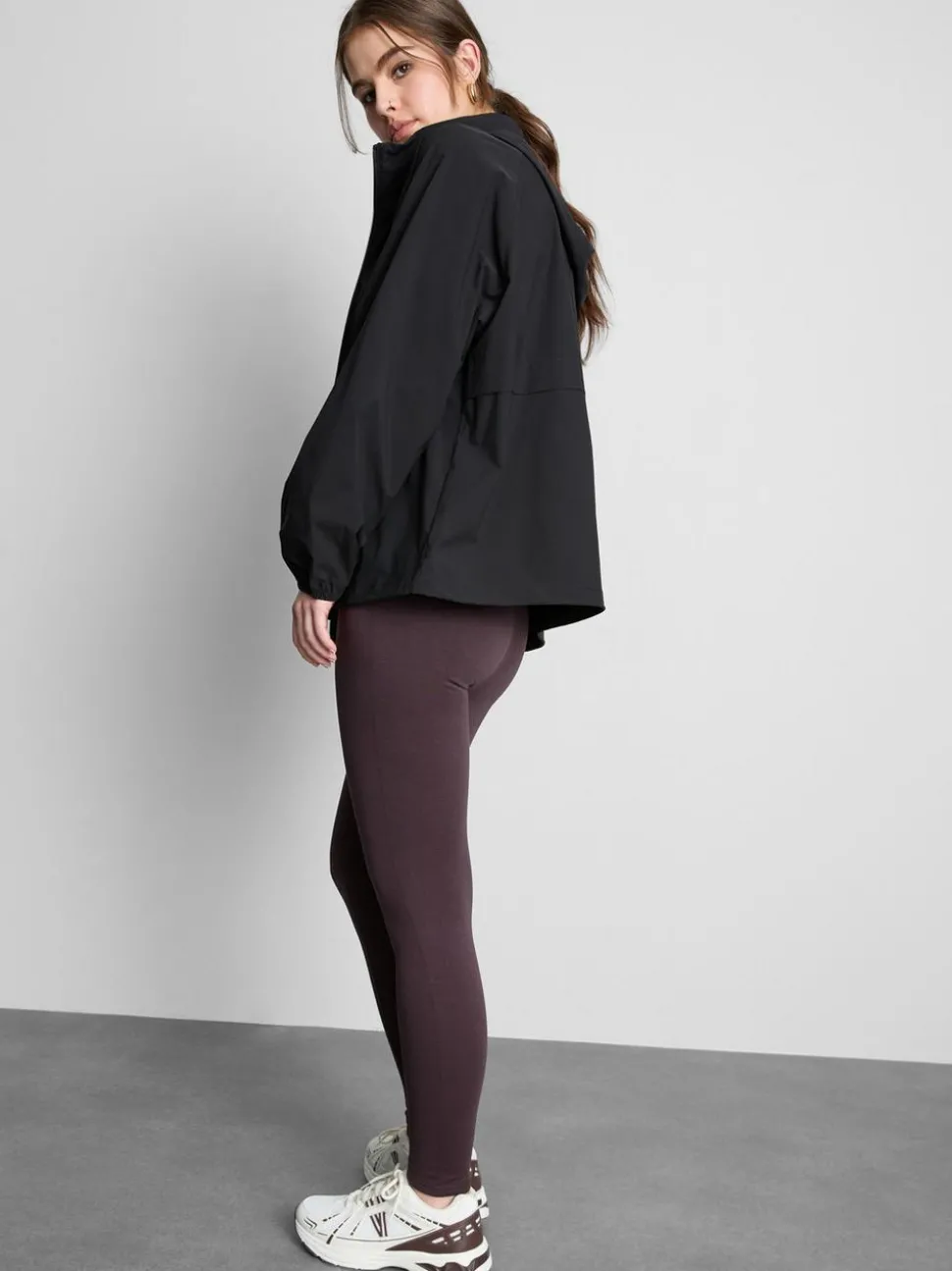 Verstaubare Regenjacke mit Reißverschluss