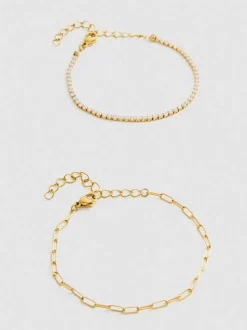 Wasserfeste Armbänder in verschiedenen Designs, 2er-Pack