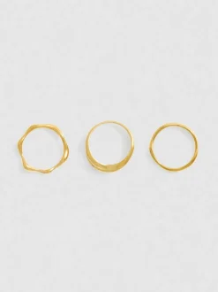 Wasserfeste Ringe in verschiedenen Designs, 3er-Pack