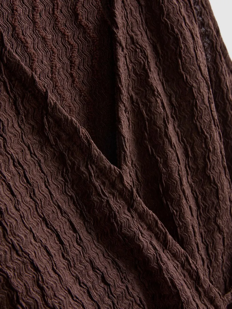 Weste in Knitteroptik zum Binden